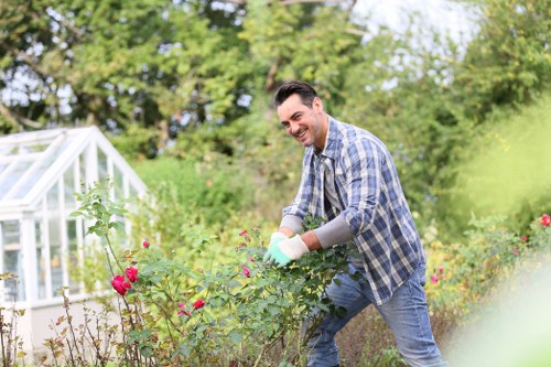 Low-carbon van used for sustainable garden recycling services